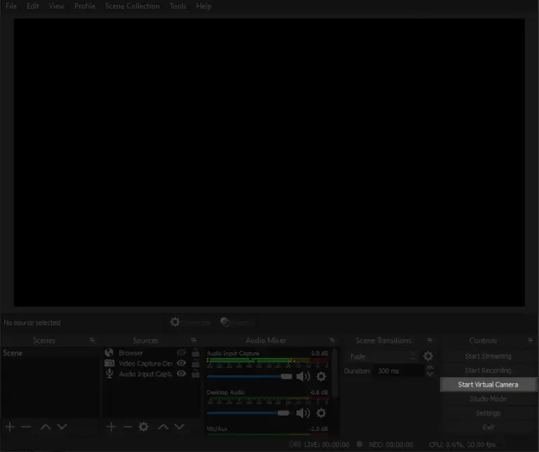 obs virtual camera audio obs virtual camera audio