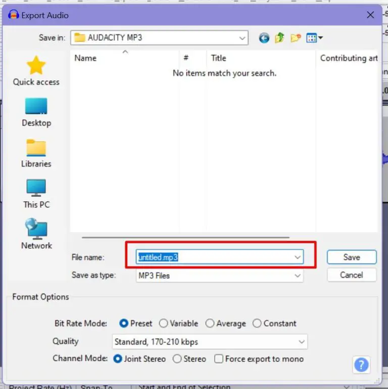 How to Export an Mp3 in Audacity Best Settings MediaEquipt